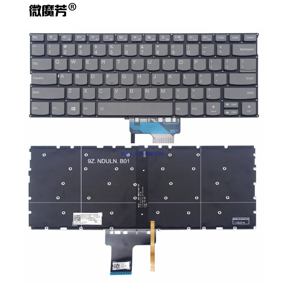 Formen I udlandet rulletrappe New For Lenovo V720 14 7000 13 IdeaPad 320S 13IKB 720S 13ARR 720S 13IKB  720S 14IKB 720S Laptop Keyboard US Black With Backlit|Replacement  Keyboards| - AliExpress