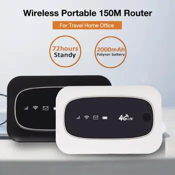 

Wireless Portable Router Hotspot WiFi Router Modem Broadband 4G Unlock MiFi LTE CAT4 150M Router for Travel Home Office