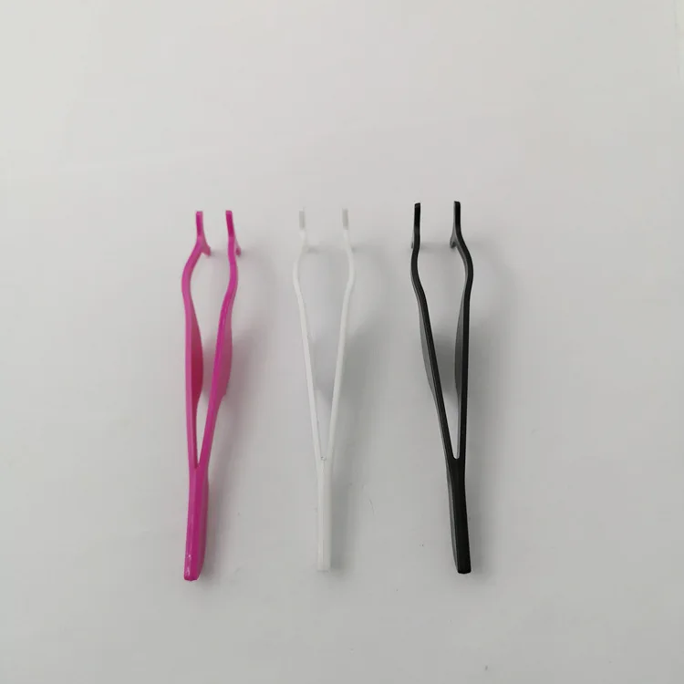 Manufacturers Direct Selling Stainless Steel False Eyelash Tweezers False Eyelashes Aid Eyelash Curler Plastic Eyelash Clip