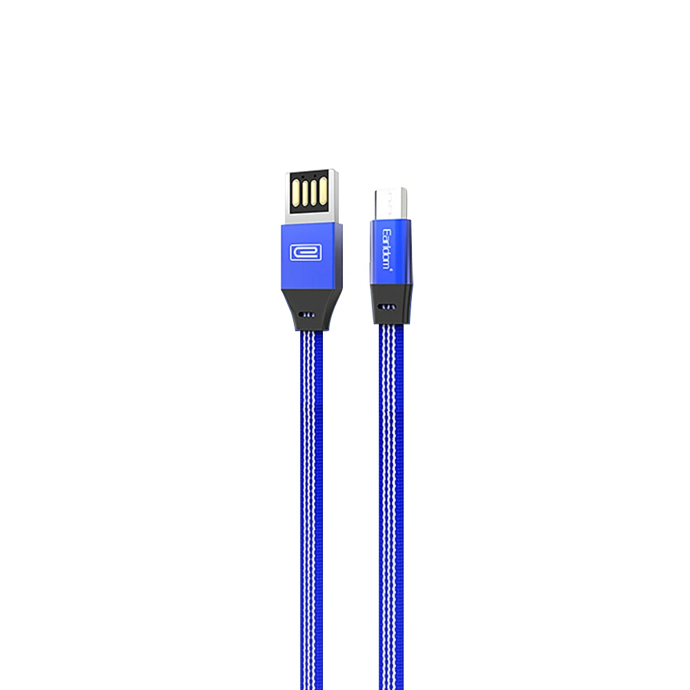 FDBRO кабель Usb C для передачи данных для Iphone 8 6 xs max Micro USB кабель для huawei двусторонний кабель type C для samsung для Xiaomi - Цвет: For Android Blue