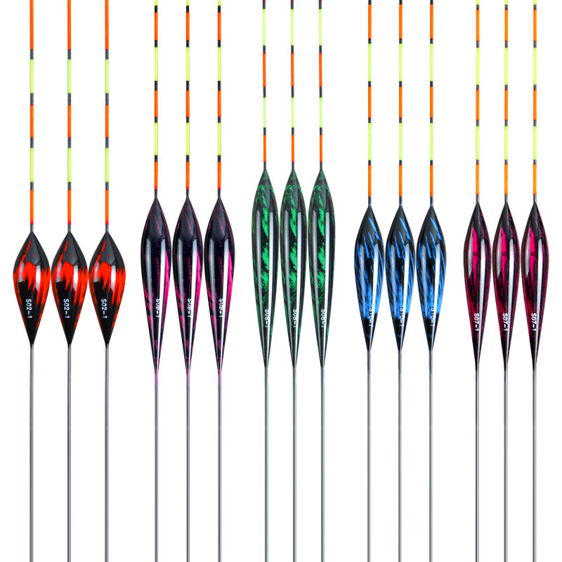 WLPFISHING 3pcs/Lot Fishing Floats Brand New Freshwater Floaters Composite Nano Fishing Bobbers Accessory Hooks Holders Gifts