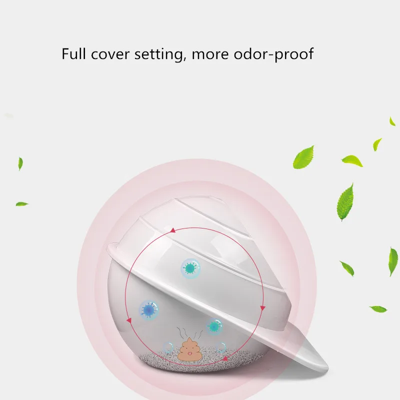 Portable Cat Litter Box Pet Cat Toilet Semi-enclosed High Fence Detachable Deodorisation Pet Bowl Sand Pet Product Portable Cat Litter Box Pet Cat Toilet Semi-enclosed High Fence Detachable Deodorisation Pet Bowl Sand Pet Product