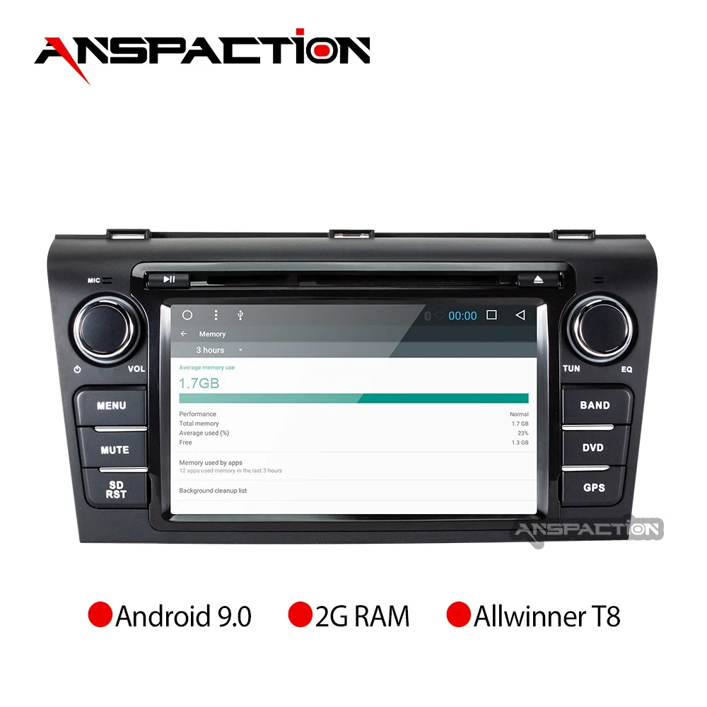 

Anspaction Android 9.0 car dvd for Mazda 3 2004-2009 with 8 octa core radio stereo gps navigation car stereo media player