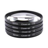 Close Up Macro Filter +1 +2 +4 +8 +10 Close-UP 49 52 55 58 62 67 72 77 82mm for Canon Nikon Sony Camera Lens Filters 2