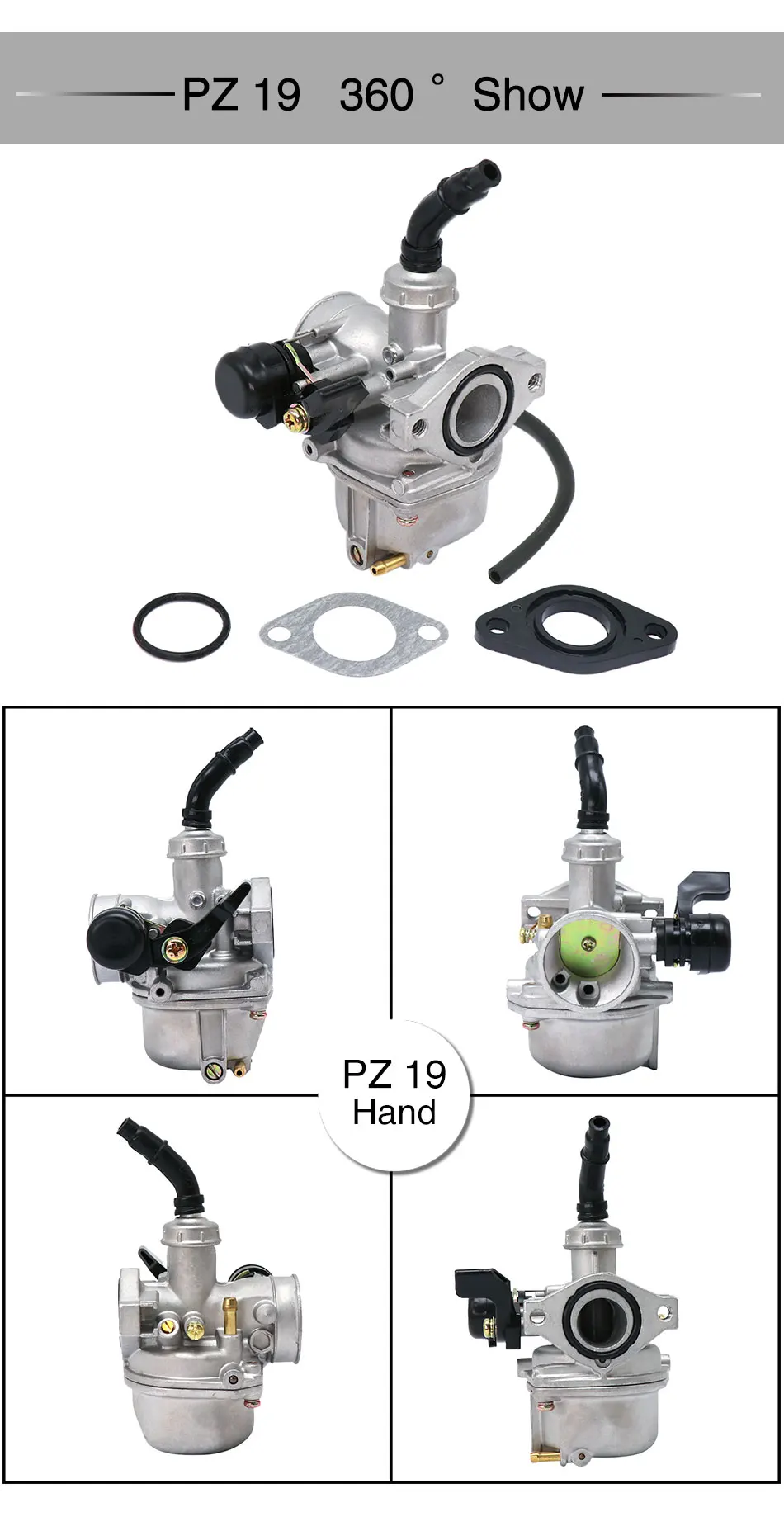 ZSDTRP PZ19 PZ26 PZ27 PZ30 карбюратор для мотоциклов 50cc 70cc 110cc 125cc 250cc ATV Dirt Bike Go Kart Carb Choke Taotao карбюратор