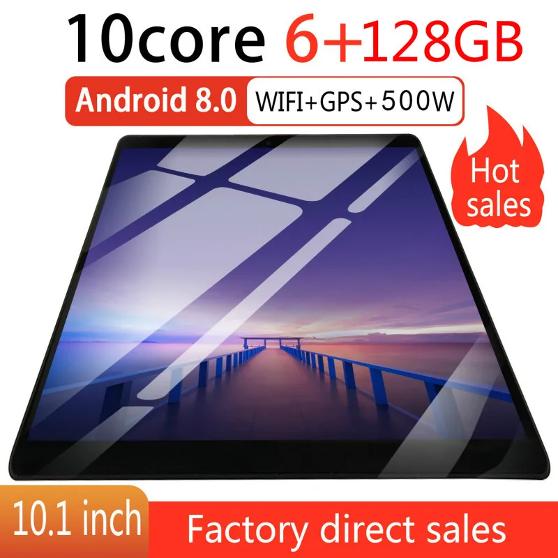 US $82.50 10 Inch Octa Core 6G128GB Android 80 WiFi Tablet PC Dual SIM Dual Camera Bluetooth MTK8752 4G WiFi Call Phone Tablet Gifts