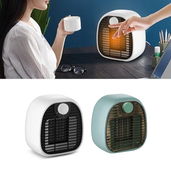 

Portable Cute Electric Fan Heater Adjustable Thermostat Overheat Protection