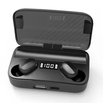 

A9 Digital Headphones Wireless Binaural Headset With Battery Display Sports Business Call Wireless Headset