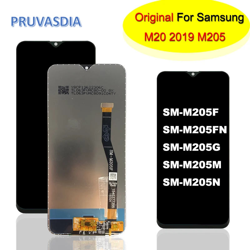 Оригинальный ЖК-дисплей для Samsung Galaxy M20 2019 SM-M205 M205F M205G сенсорный экран дигитайзер в