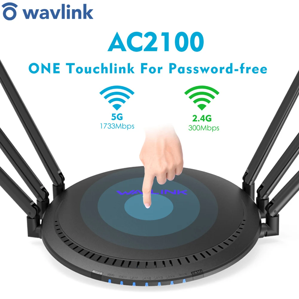 Wi fi роутер AC2100 гигабитный двухдиапазонный 2 4/ггц 6*5 дби|Беспроводные роутеры| |