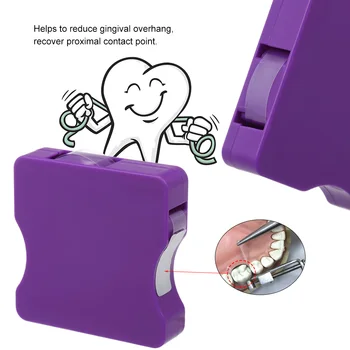 

15m Dental Clear Matrix Bands Strip Roll Restoration Light Cured Resin Bands for Anterior 9.5mm/0.05mm