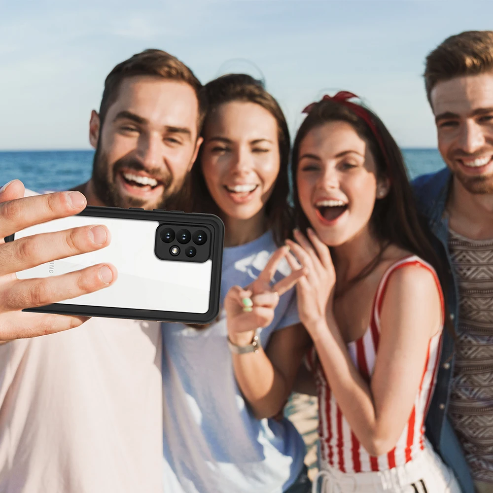 IP68 Waterproof Phone Case for Samsung Galaxy A72 Coque Heavy Duty Full Protection Shockproof Case Waterproof Cover