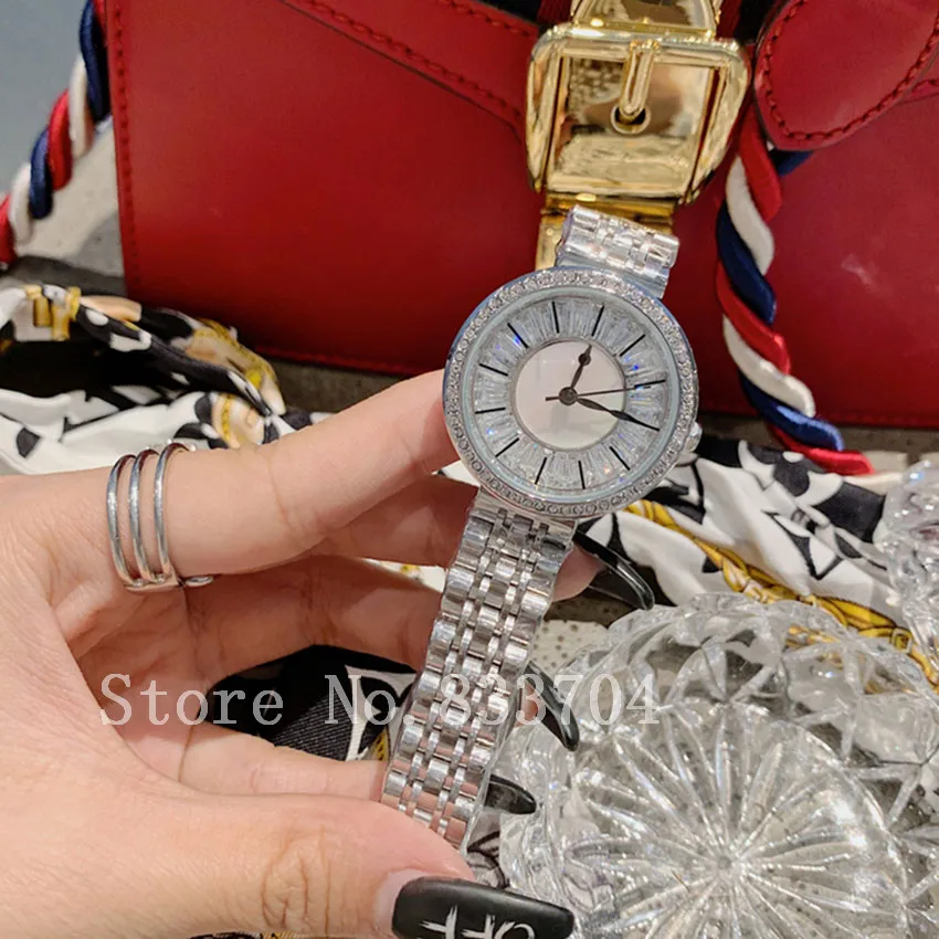 Ограниченная серия, Брендовые женские часы, модные женские нарядные часы, роскошные часы с австрийскими кристаллами, повседневные женские часы с бриллиантами