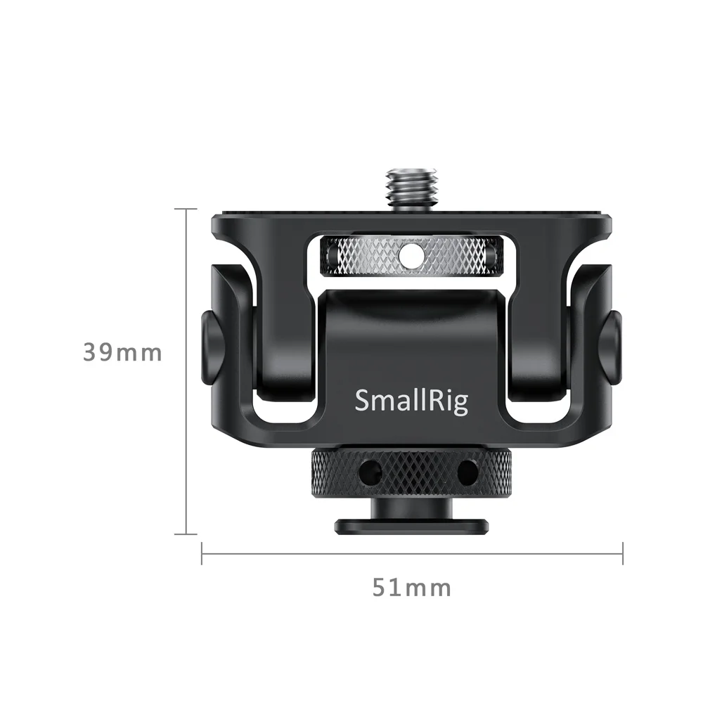 Быстросъемный Зажим для камеры SmallRig, наклонное крепление для монитора с двойной поддержкой EVF для видеосъемки 2431