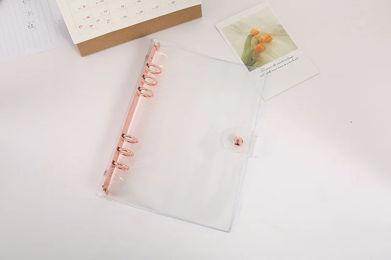 Colorful Gradient Binder Notebook Cover & Photo Sticker Album Diary Planner