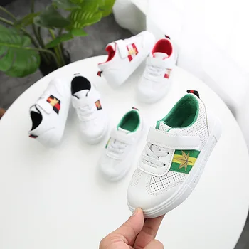 

Spring Children's Shoes Girls White Shoes Student Sports Shoes Breathable Kid Casual Shoes Child Flats Boy Canvas Sneakers