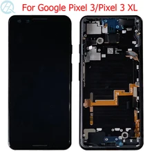 Écran tactile LCD Pixel 3 3XL avec cadre, panneau en verre, pour HTC Google Pixel 3 3XL, Original=