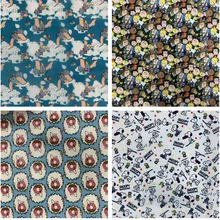 90x145 см щенок пони дамбо 210D оксфорд полиэстер ткань с принтом DIY лоскутное шитье скатерть занавеска подушка шляпа