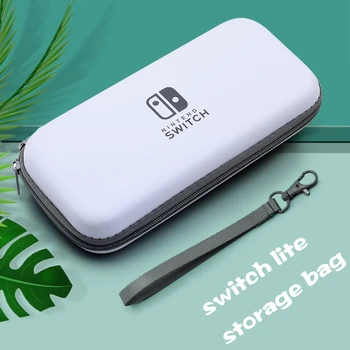 

Gray Storage Hard Case Bundle For Nintendo Switch Lite Game Console Cover Portable Carry Bag Travel Pouch Switch Lite Accessory
