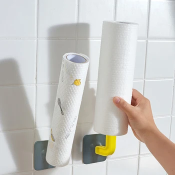 

Wall-mounted Seamless Ins Wind Storage Board Pot Cover Hanger Rack Creative Kitchen Perforated Cutting Storage Hook Free