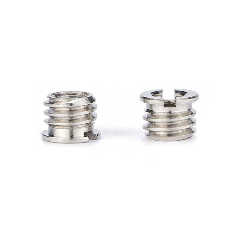 Camera Screw Set 6PCS M6 1/4 to 3/8-16 Inch Conversion Screw Ballhead Quick Release Mount Adapter for DSLR Camera Monopod
