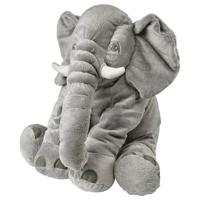 1pcs 40/60cm INS Elephant Soft Pillows Baby Sleeping Pillow Stuffed Elephant Comforter Plush Animal Cushion Best Gift For Kids 3