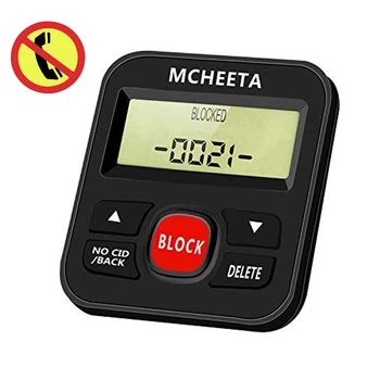 

Call Blocker for Landline Phones with Caller ID Display Block Hidden Numbers, Telemarketer Calls, Nuisance Calls &All Spam Calls
