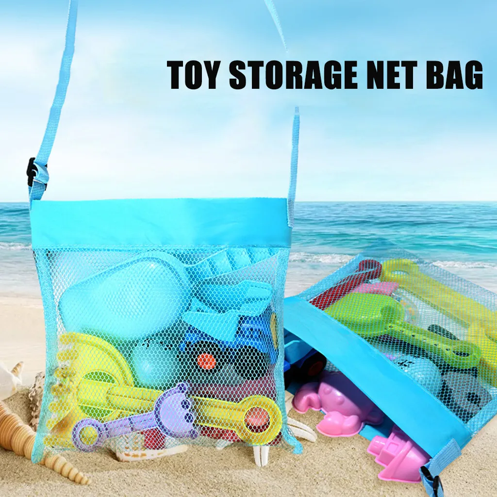 los padres de crianza Regreso Dirección Malla portátil playa bolsas de almacenamiento bebé arena llevar juguetes de  playa bolsa chico red para juguetes bolso de natación organizador -  AliExpress