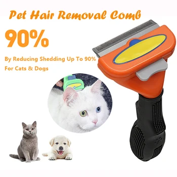 

Pet Cat Hair Removal Comb Dogs Beauty Brushes Puppy Kitten Cat Hair Shedding Cat Trimmer Combs Pets Grooming Tools Dog Brush