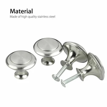 

Door Knobs Handles Drawer Pulls Bathroom Kitchen Home Cupboard Silver Set