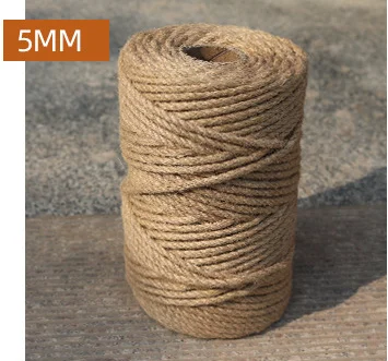 6mm x 100m cordes en sisal Jute ficelle corde chanvre naturel