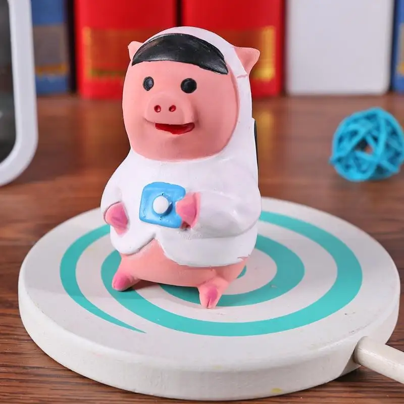 Милая латексная игрушка для собак износостойкая кукла поросенок интерактивная игрушка для щенков шлифовка зубов писк питомца принадлежности для обучения