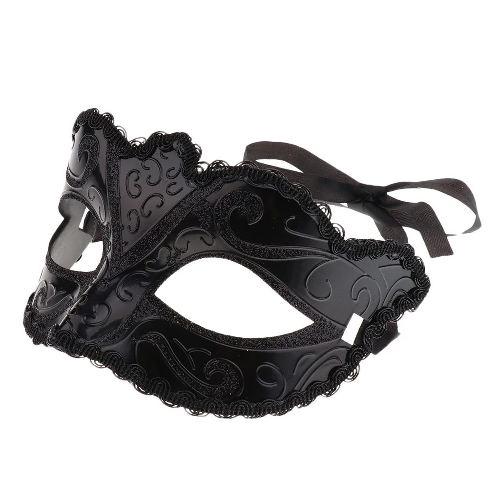 Women Exotic Half Face Mask Venetian Masquerade Tiara Halloween Sexy Eye Mask Women Men Fancy Dress Masquerade Props