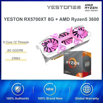 

Yeston RX5700XT 8G D5 Boost 1905MHz/256bit/GDDR6 Graphics Card For Desktop Computer AMD 3600 With Gaming Video Card Full Set
