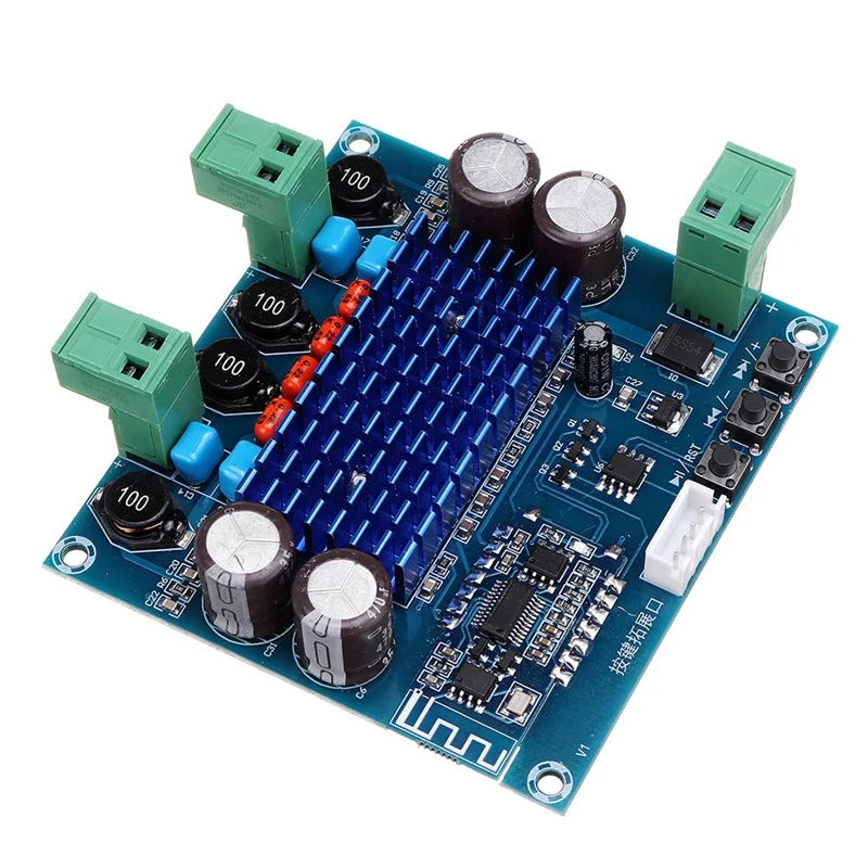 XH A308 Беспроводной Bluetooth 5 0 TPA3116D2 цифровой Мощность Плата усилителя 2X50W стерео