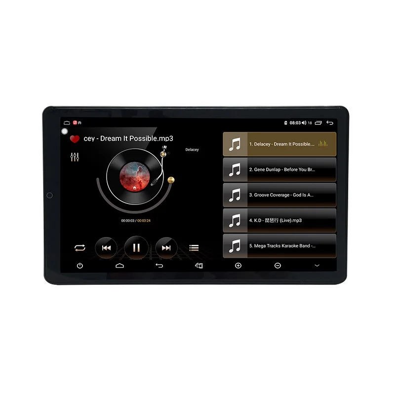 13,3 дюймов вращение ips экран unviersal вертикальный экран tesla стиль android 8,1 Восьмиядерный 4+ 64G Автомобильный dvd-плеер радио