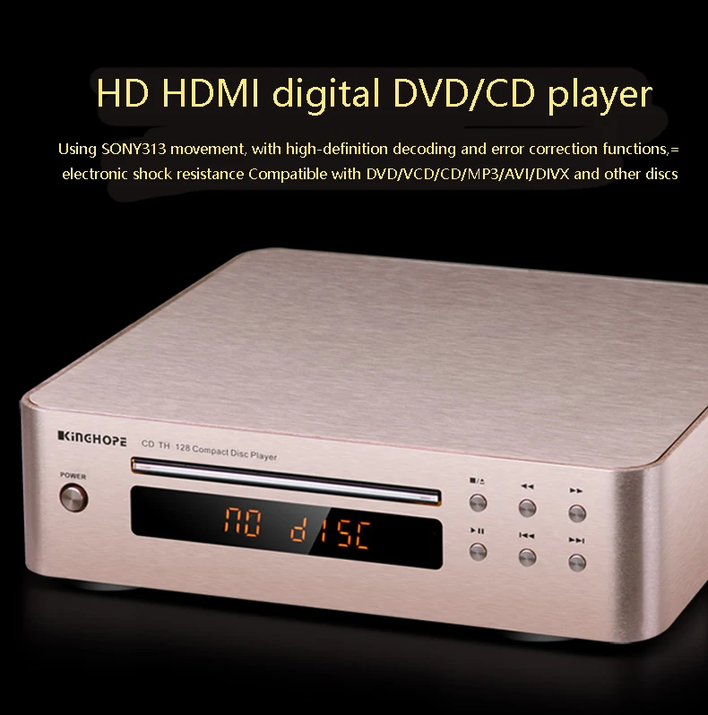 Multifuncional cd dvd player desktop casa febre