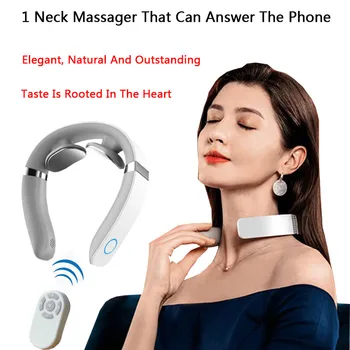 

Electric Neck Massager Can Answer The Phone Neck Massage Pain Relief Tool Health Care Relaxation Cervical Vertebra Physiotherapy