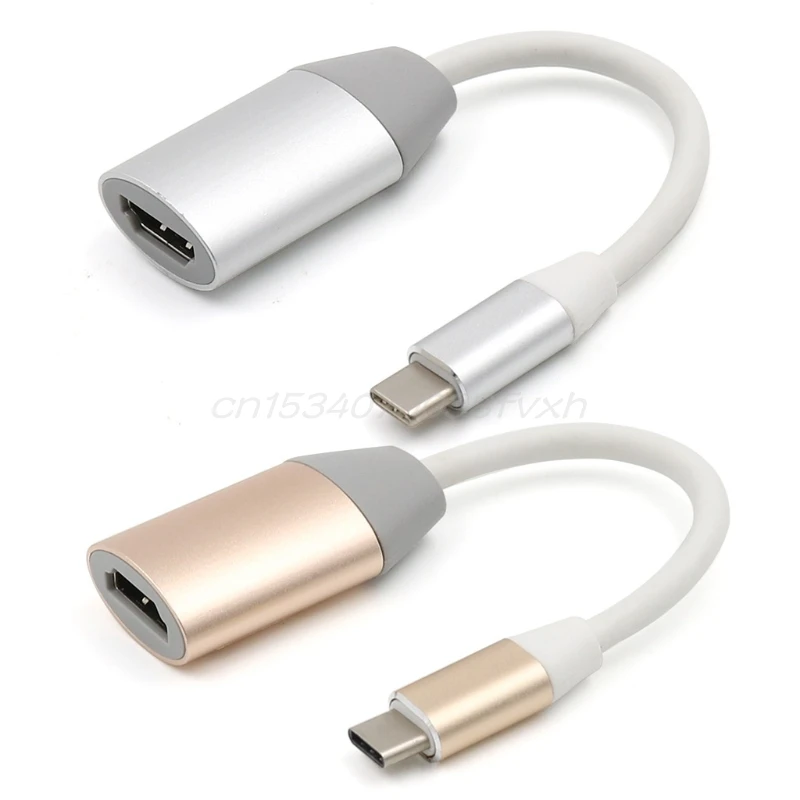 USB 3 1 USB-C Тип C на HDMI-совместимого адаптера 4K ТВ кабель конвертер Папа-мама адаптер