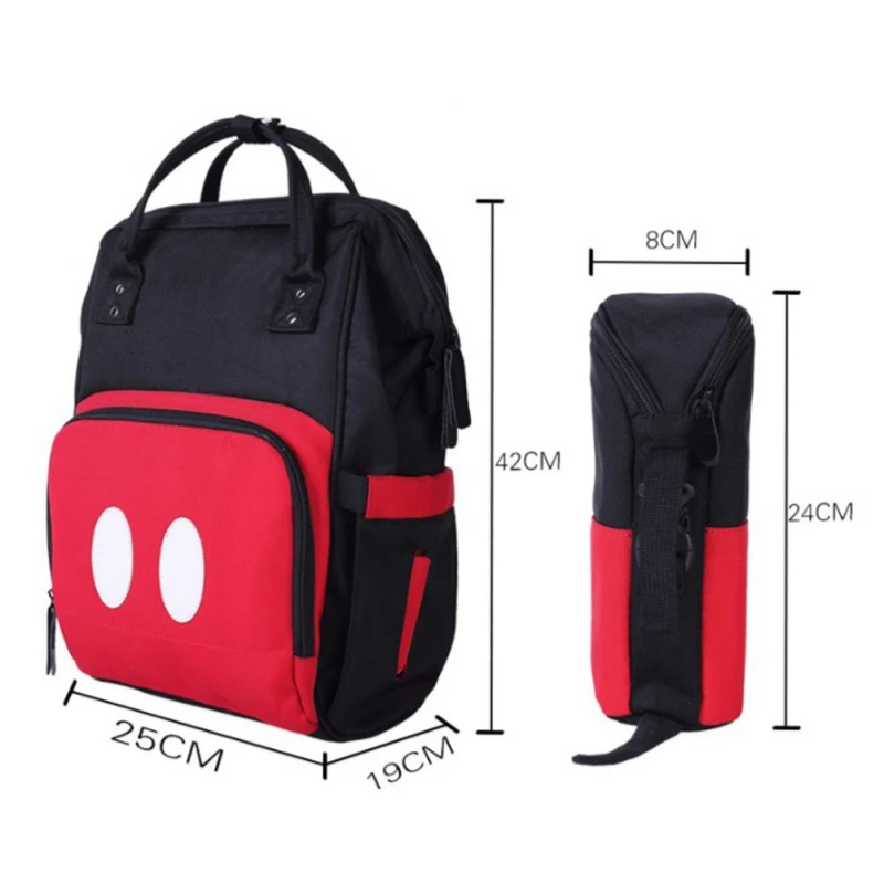 Fashion Multi-Function Fashion Casual Waterproof Polka Dot Printing Mother Backpack Diaper Nappy Bag