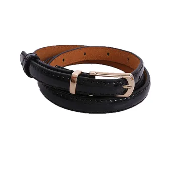 

Womens Middle Wide Imitation Leather Waist Belt Lady Ring Buckle Solid Waistband Women's thin belt With jeans 2020 New Fashion