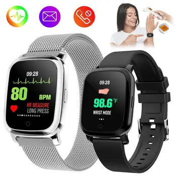 

Bluetooth Smart Watch Temperature Measurement Heart Rate Monitor Sport Fitness Tracker for Men Women Samsung iPhone HUAWEI