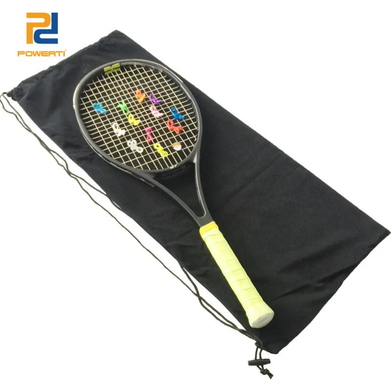 

Thickened Velet Tennis Bag For 1-2 Tennis Racket Single Shoulder Package Tennis Padel Protective Racquet Cover Bag Tenis Raquete