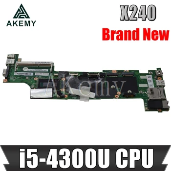 

Akemy For Lenovo ThinkPad X240 laptop Mainboard VIUX1 NM-A091 X240 Motherboard i5-4300U/i5-4210U CPU X240 mainboard motherboard