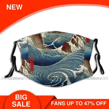 

Naruto Mouth Face Mask And Hiroshige Naruto Whirlpool Facial Mask Adult with 2 Filters Kawai Funny Mask