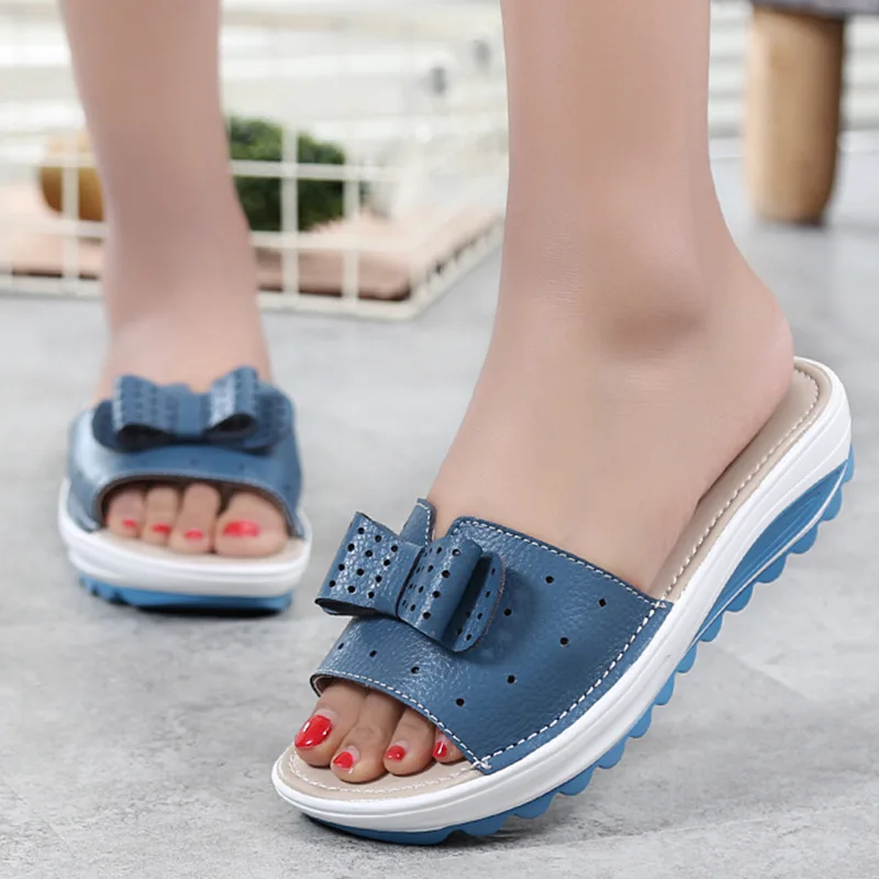 

spring and summer sandals thick bottom muffin with women's shoes