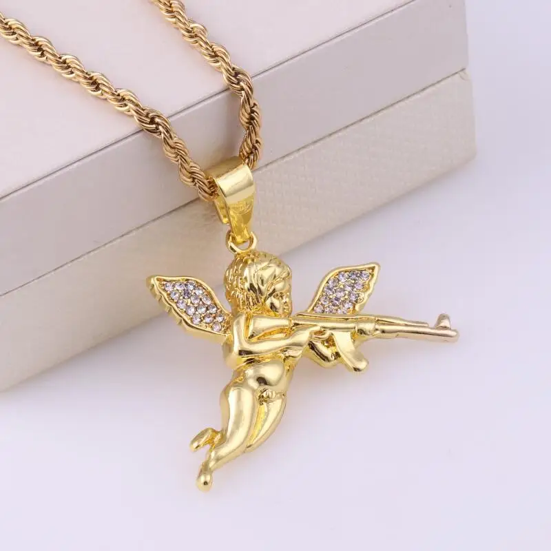 Baby Angel Them Gold Necklace Sets Hot Sex Picture