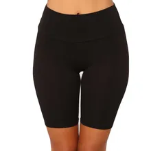 Летние женские модные однотонные высокоэластичные леггинсы для активного танца велосипедные шорты брюки тренировочные брюки