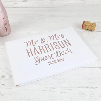 

Elegant Keepsake Wedding Guestbook Custom monogram baby shower journal aniversary personalize birthday sign in book Instax album
