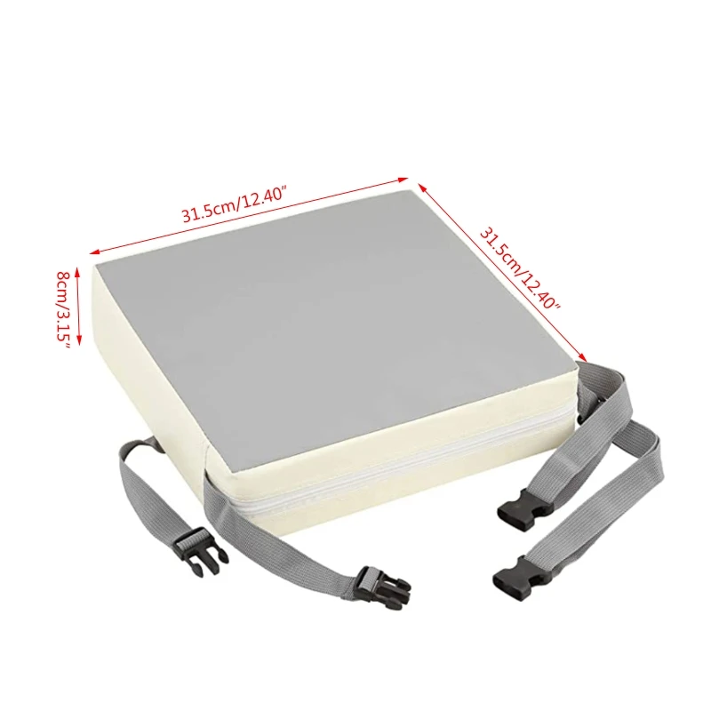 Toddler Kids Chair Increasing Heightening Cushion Baby Infant Dismountable Adjustable Washable Dining Booster Pad with 6